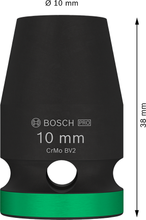 Kunci Sok Impact Bosch PRO 1/2 inci 10 mm.